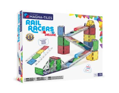Magna-Tiles Rail Racers Deluxe 90 dílků