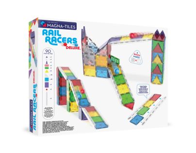 Magna-Tiles Rail Racers Deluxe 90 dílků