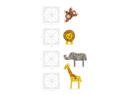 Magna-Tiles Safari 25 dílků