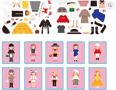 Magnetic Art Case Dress up 50 - Poškozený obal