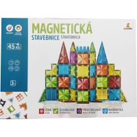 Magnetická stavebnice 45 ks Magnetic Tiles 3