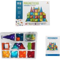 Magnetická stavebnice 45 ks Magnetic Tiles