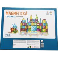 Magnetická stavebnice 75 ks Magnetic Tiles 4