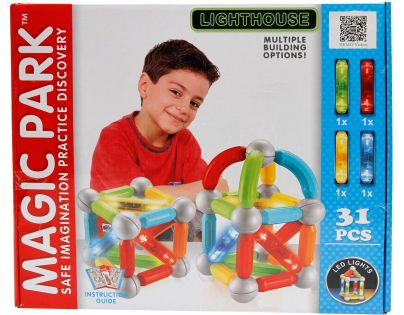 EP Line Magnetická stavebnice Magic Park LED 31