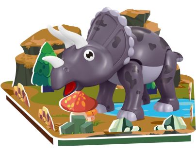 Magnetická stavebnice Triceratops