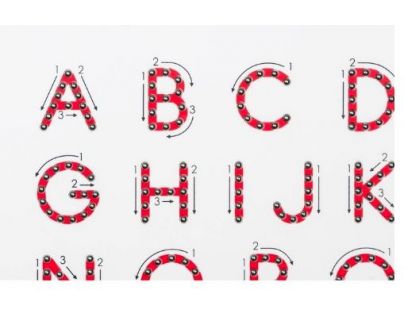 Magpad Magnetická kreslící tabule ABC Velká písmena