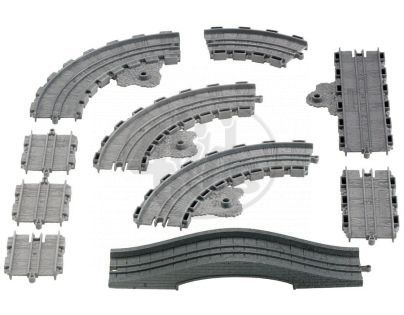 FISHER PRICE T9045 Mašinka Tomáš Take-n-Play Sada kolejí - Sada s mostkem