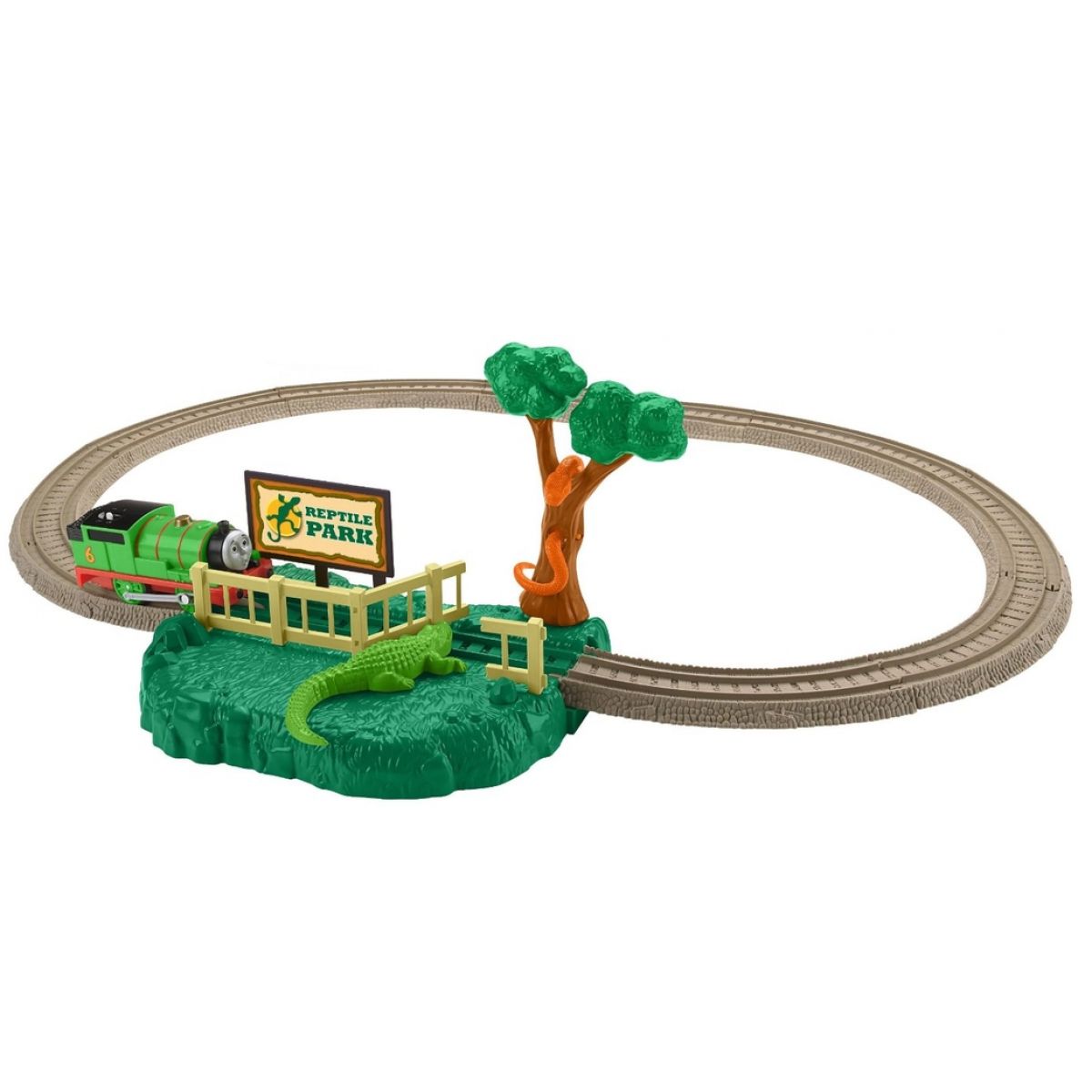 FISHER PRICE R9489 Mašinka Tomáš TrackMaster Sada - Reptile Park Set ...
