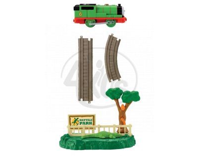 FISHER PRICE R9489 Mašinka Tomáš TrackMaster Sada - Reptile Park Set