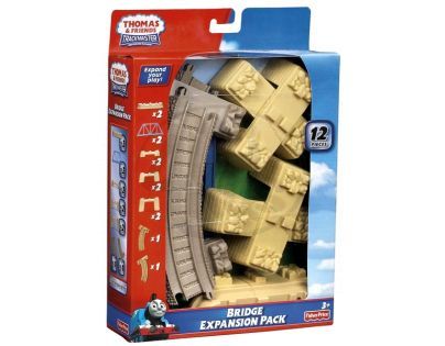 FISHER PRICE T0209 Mašinka Tomáš TrackMaster Sada kolejí Expansion Fisher price - Mosty 12 dílů