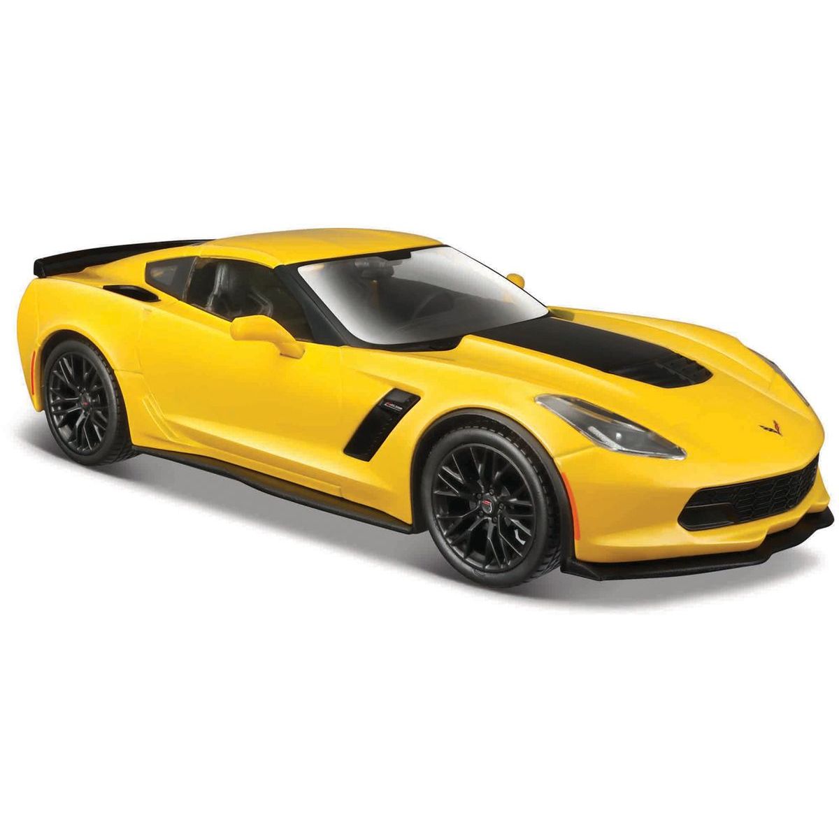 Maisto 2015 Corvette Z06, žlutá, 1 : 24