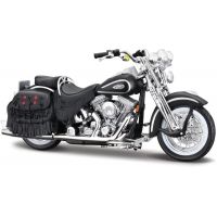 Maisto HD Motocykl 1999 FLSTS Heritage Softail® Springer™ matně černá 1 : 18