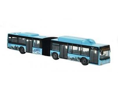 Majorette Autobus kovový MAN Lion's City G Travel Modrý
