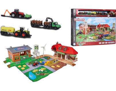 Majorette Creatix Velká farma s 5 vozidly