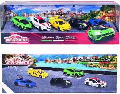 Majorette Dream Cars Italy 5 ks Dárková sada 1 : 64