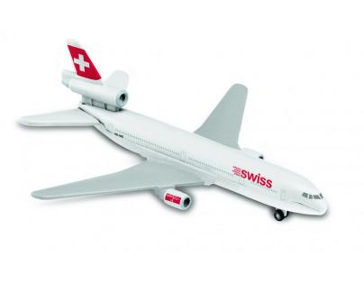 Majorette Letadlo 13cm SWISS