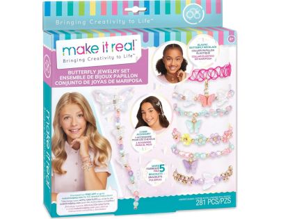 Make it Real Sada na výrobu šperků s motýlky