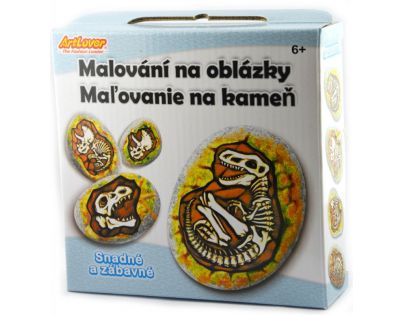 Creatoys Malování na kameny Fosílie dinosaura kreativní sada