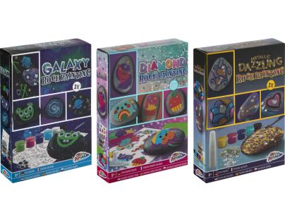 Malování na kamínky diamond galaxy metalic Craft