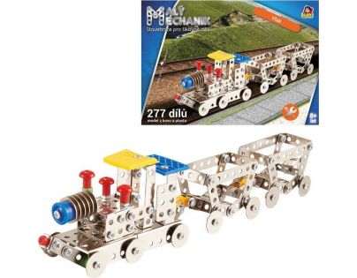 Made Malý mechanik 277 dílků Vlaková souprava