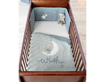 Mamas & Papas Přikrývka Millie & Boris modrá