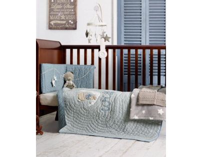 Mamas & Papas Přikrývka Millie & Boris modrá