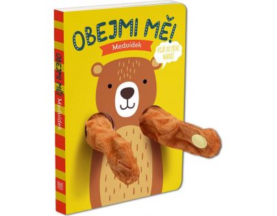 Pexi Maňásková knížka Obejmi mě! Medvídek