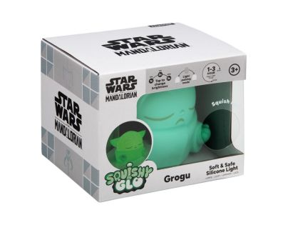 Mandalorian - Grogu světlo SquishyGlo silikonové