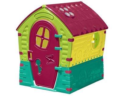 Domeček Dream House - žluto-zelený