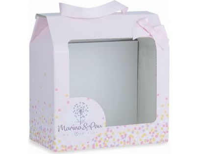Marina & Pau 202-BK Panenka koupací chlapeček v košíčku 21 cm
