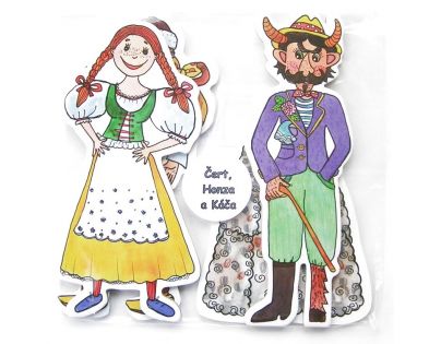 Marionetino Čert, Honza a Káča