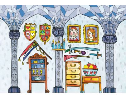 Marionetino Královská sada I a II Scéna s figurkami