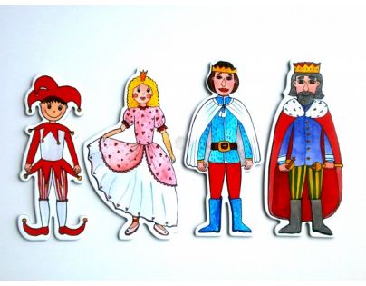 Marionetino Papírové loutky Královská sada
