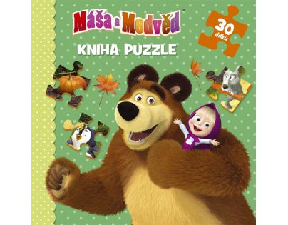Máša a Medvěd Kniha puzzle 30 dílků
