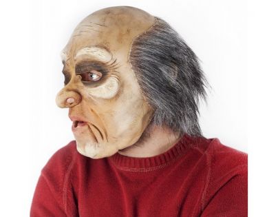 Rappa Maska muž s vlasy a pohyblivou mimikou