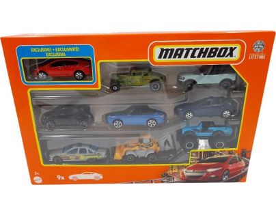 Matchbox 9 ks angličák červená Honda