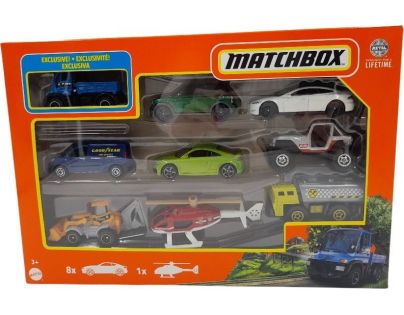Matchbox Angličák Modrý náklaďák 9 ks