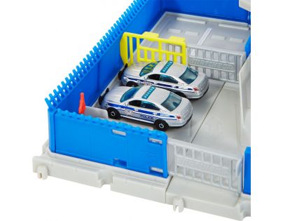 Matchbox Action Drivers Dobrodružný herní set policejní stanice se světly a zvuky