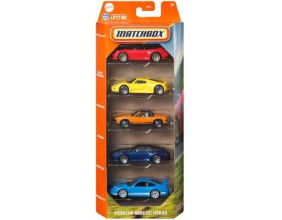 Matchbox Angličák 5 ks Porsche Heroes