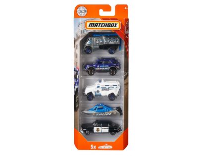 Matchbox Angličák policie 5 ks