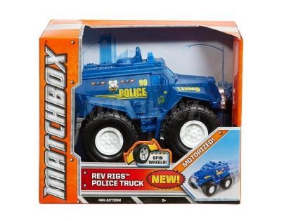 Matchbox MBX Auta na setrvačník ASS - Modré policejní
