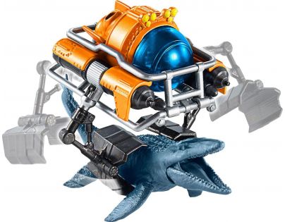 Matchbox Jurský svět Dino transportéři Mosasaurus Sea Sub