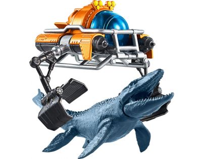 Matchbox Jurský svět Dino transportéři Mosasaurus Sea Sub