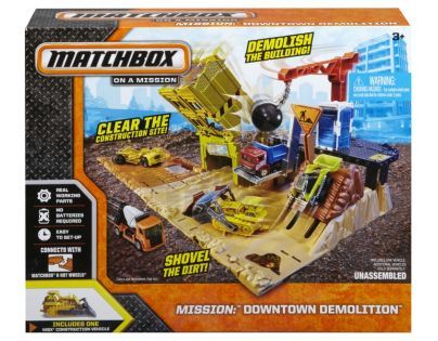 Matchbox BLM16 střední hrací set - Demolice