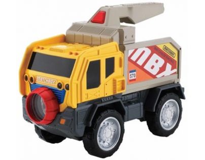 Matchbox svítící náklaďáky Rallye náklaďák