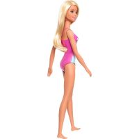 Mattel Barbie blondýnka v plavkách blondýnka růžové s květinami 3