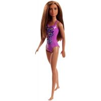 Mattel Barbie v plavkách fialová se vzorem 2