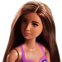 Mattel Barbie v plavkách fialová se vzorem 3