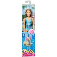 Mattel Barbie v plavkách modré s palmami 3