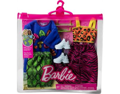 Mattel Barbie 2 ks oblečky v praktickém balení HJT36